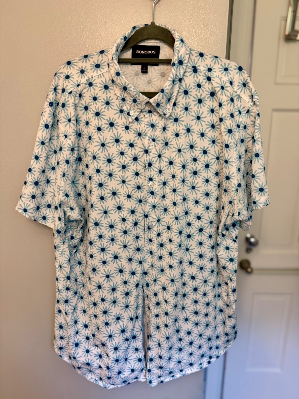 Bonobos Mens Short Sleeve Jersey Riviera Sunny Floral XL Standard Fit